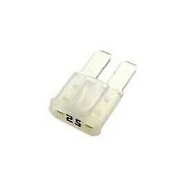 Littelfuse Bulk Lot of 100 Micro2 Blade 32V Ag 25A fuses for PC auto robotics marine RV