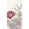 IHR Ideal Home Range - Servilletas de papel BELLES FLEURS crema 16 unidades toalla de invitados de 3 capas 8.5 x 4.5 pulgadas
