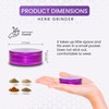 Grinder 2.2 inch Compact Spice Grinder (Purple Color)
