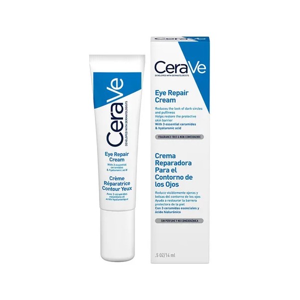CeraVe Crema Reparadora Contorno de Ojos 14ml | Con Niacinamida