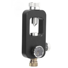 DIDEEP Scuba Diving Refill Tank Adapter for Diving Output, Large to Small Bottle 8 mm Pressure Gauge 0.5 L 1 L (Black) Diving