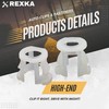 Rexka 20pcs 5/16" & 3/8" Fuel Line Retainer Clip Kit