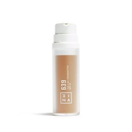 3INA MAKEUP - The 3 in 1 Foundation 639 - Gold Foundation 3 in 1 mit Unterton Gelb - Grundierung Concealer & Foundation - Foundation mit SPF15 & Vitamin C - Vegan - Cruelty Free