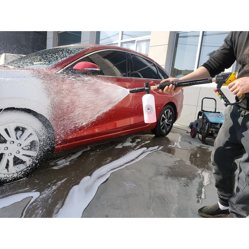 GDHXW High Power Washer Gun,Adjustable Pressure Washer Gun with Extension