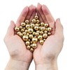 ZXTDBMBB 50Pcs H62 Precision Brass Balls Solid Brass Balls Diameter