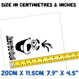 Let It Go Cute Stickers - Bathroom Décor - Toilet Sticker - Bathroom Sign, Toilet Lid Decal - Bathroom Wall Art - Funny Stickers