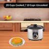 Brentwood TS-1020S 10-Cup Uncooked/20-Cup Cooked Crunchy Persian Rice Cooker, Stainless