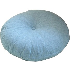 TINTON LIFE Solid Color Circular Yoga Bolster Zafu Meditation Tatami Cushion (Sky Blue, 17.7")