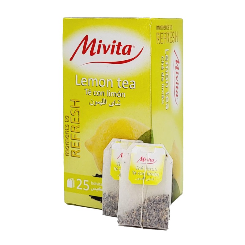 Mivita Lemon Tea, pack of 4, total of 100 tea