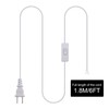 RTNLIT 6FT Lamp Cord with On/Off Button Switch and Polarized