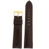 Tech Swiss Watch Band Calfskin Leather Comfort Lite Padded Brown