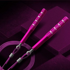 Cuerda de saltar Wastou Speed Jumping Rope para entrenamiento de fitness, cuerda ajustable para adultos, para hombres, mujeres, niños, niñas