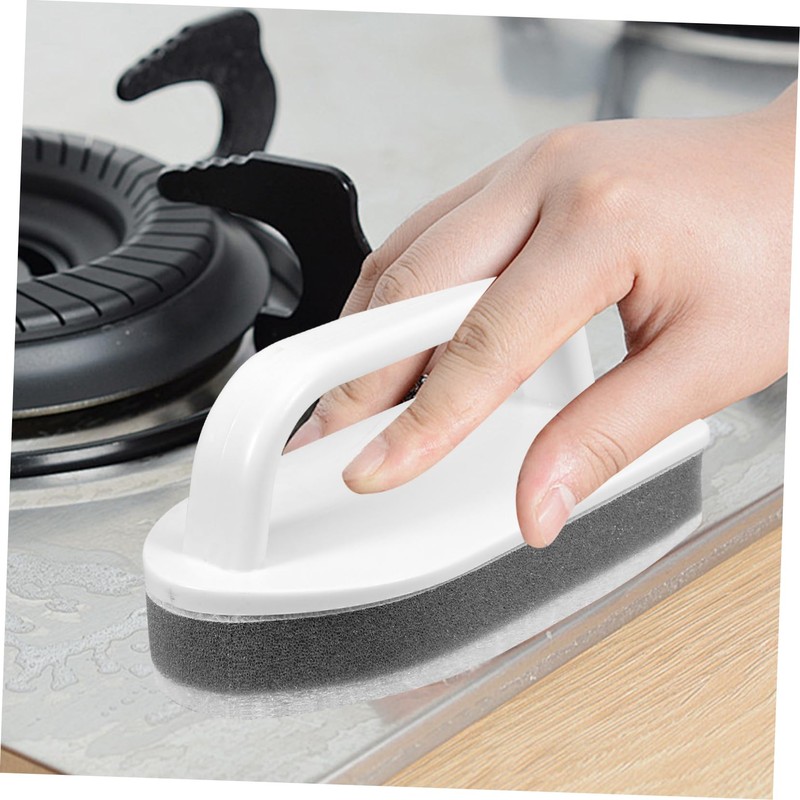 Ipetboom 1 Set Multi Purpose Cleaning Sponge with Handle Lightweight