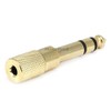 Monoprice Metal 1/4in (6.35mm) TRS Stereo Plug to 3.5mm TRS