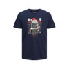 JACK & JONES Men's Jorchristmas Mugshot Tee Ss C.n Xmas