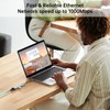 Teleadapt Adaptador USB C Hub 5 en 1, Adaptador Multipuerto