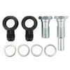 Transmission Oil Cooler Banjo Fitting Kit AN6x1/4NPSM Aluminum Alloy for