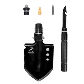 Rothco 8-1 Multi-Tool Survival Shovel, Portable Camping Shovel, Tactical Entrenching Tool, Stainless Steel