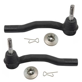 Detroit Axle - 8pc Front Suspension Kit for Toyota 2010-2015 Prius Plug-In 2011-2017 Lexus CT200h 2 Lower Ball Joints 2 Sway Bars 4 Inner Outer Tie Rods 2012 2013 2014 Replacement