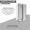 Windhager Basic Fly Screen Magnetic Curtain for Doors, Magnetic Fly