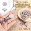 sourcing map 16800 Pcs Wedding Table Scatter Confetti Diamond, 3mm