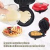KFMX Mini Máquina Portátil Para Hacer Waffles En Forma De