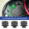 eMagTech 20pcs 4 Pin SMT SMD Side Tactile Push Button
