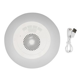 Pool Bluetooth Speaker, IPX7 Waterproof Hot Tub Shower Floating Music Speaker with RGB Light, Surround Sound Swimming Pool Speaker for Party Home Outdoor