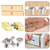 GIONAR Wooden Dowel Centring Tips Set, 6 mm, 8 mm,
