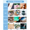 Nicpro 2 Gallon Crystal Clear Epoxy Resin Kit, Not Yellowing