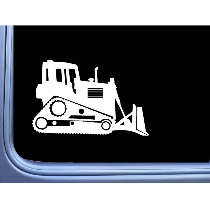 Bulldozer sticker OS 197 vinyl 6" Decal bulldozer