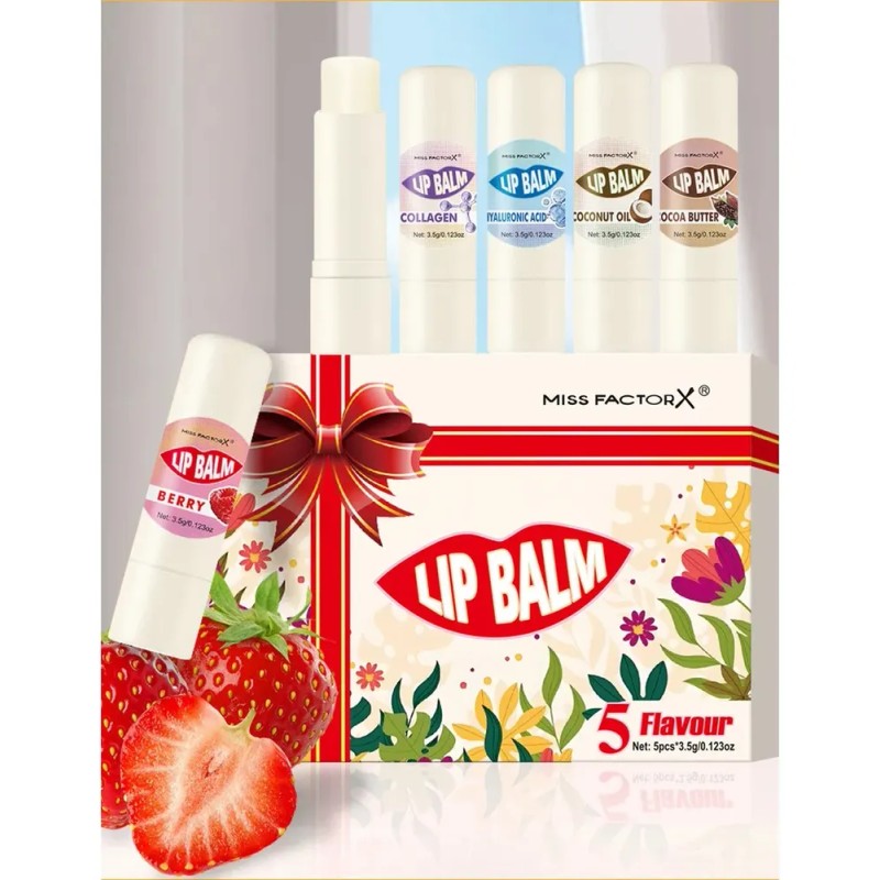 Set Labial Acido Hialuronico Aroma Naranja Hidratante Mlm