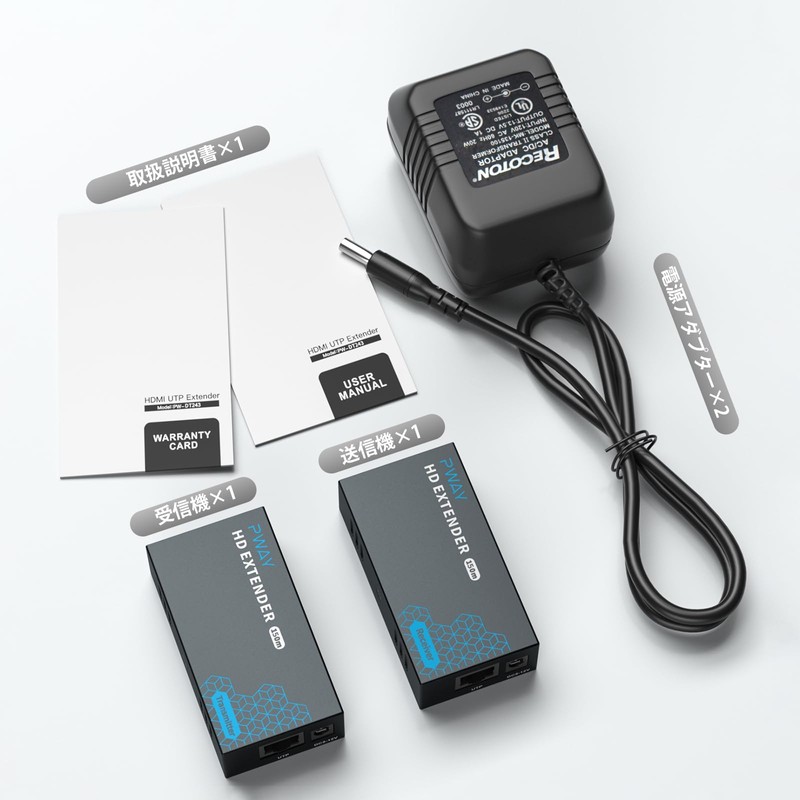 1080P@60Hz HDMI Extender Lan IP/TCP Local Loop Out HDMI Receiver