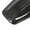 Roof Antenna Cover Glossy Carbon Fiber Protective Decorative Antenna Cover