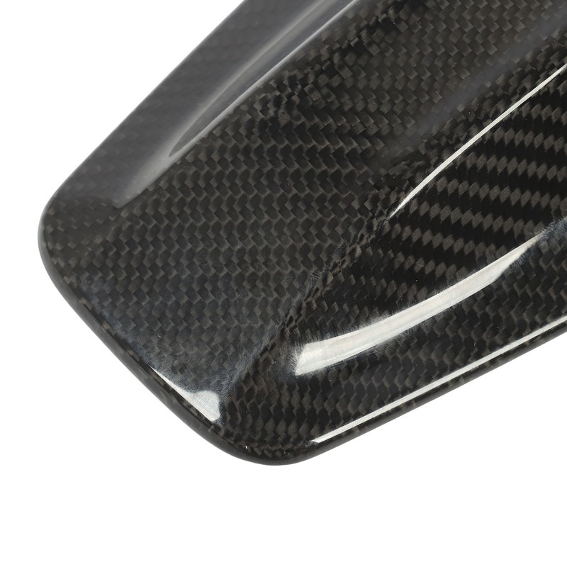 Roof Antenna Cover Glossy Carbon Fiber Protective Decorative Antenna Cover