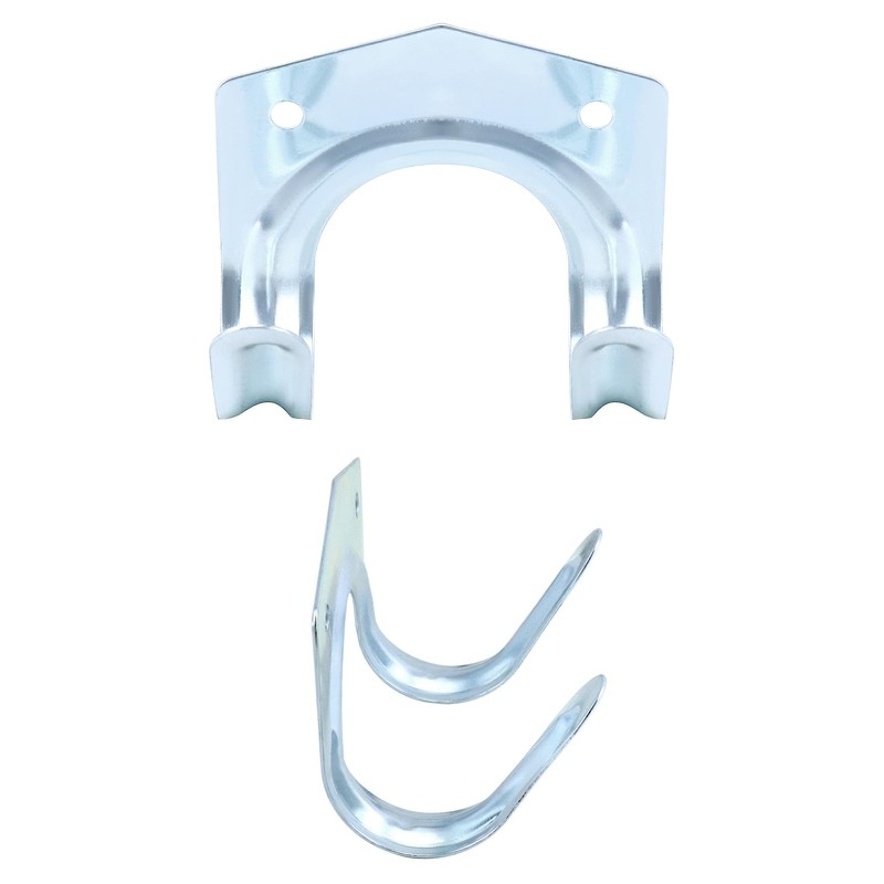 QWORK Pack of 20 Garden Tool Holders, Garage Hooks, Double