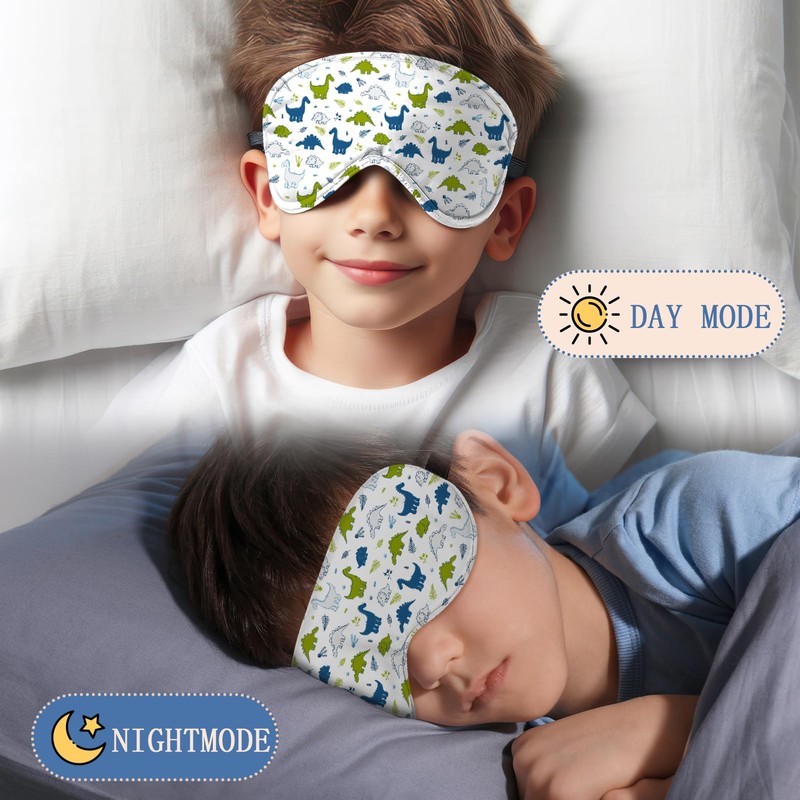 Kids Sleep Mask,Teens Cute Cartoon Sleep Mask for Boys Girls
