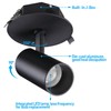 LEONLITE 2-Pack 5CCT LED Ceiling Spotlight with Included Junction Box