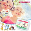 FAMILIFE Floss Picks, 120 Pcs Kid's Dental Floss Cleaner Without