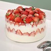 Opexscal 104oz Large Glass Trifle Bowl, Modern Design Clear Glass