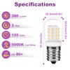 SYXKJ E17 LED Microwave Light Bulb Under Hood 8206232a 380LM