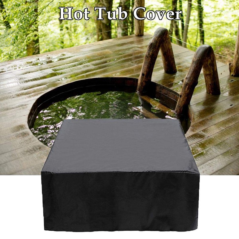 UV Resistant Heavy Duty Hot Tub Cover - Durable Square