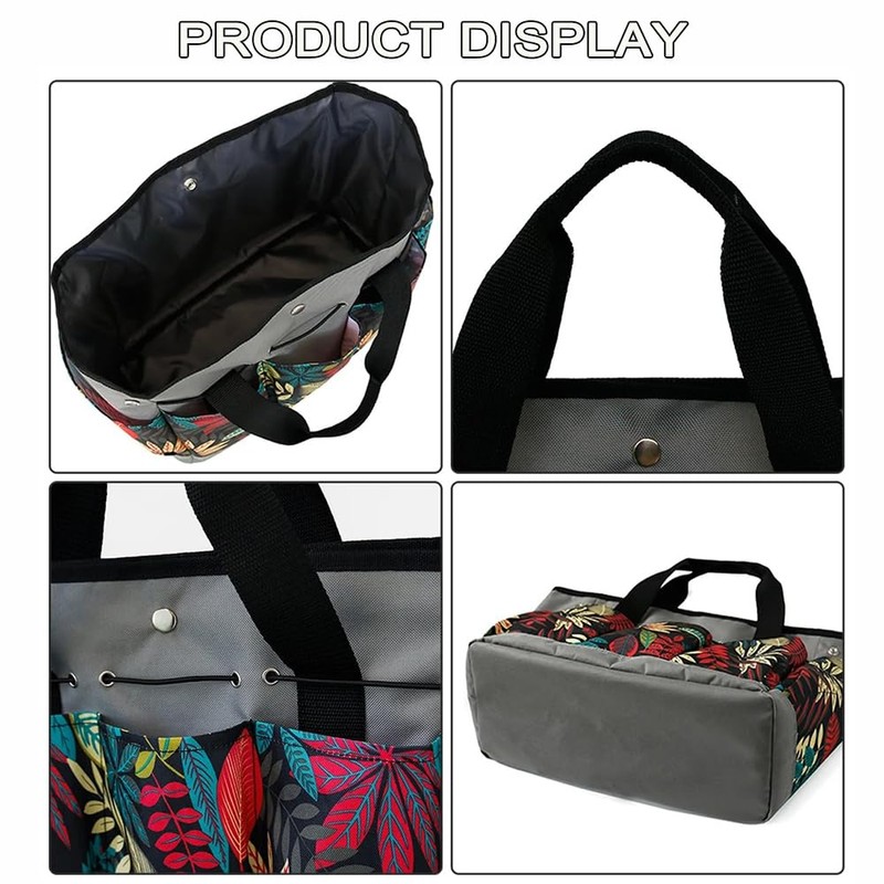Gardening Storage Bag Portable Garden Tool Bag with Handle and