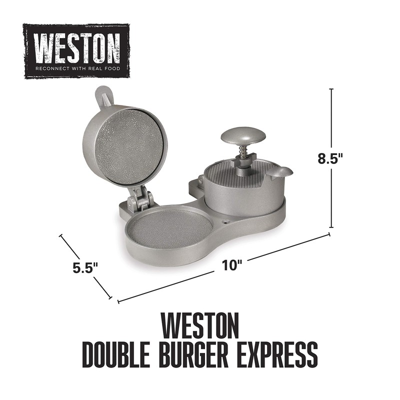 Weston Burger Press, Makes 4 1/2" Diameter Patties for Hamburger,