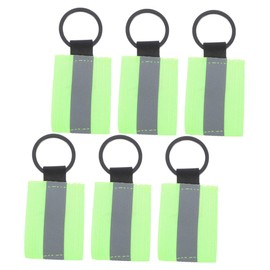 BESPORTBLE 30pcs Reflective Key Holder Tags High Visibility Zipper Pulls for Bags Backpacks and Leashes Safety Reflectors for Night Walking Running and Cycling Fluorescent