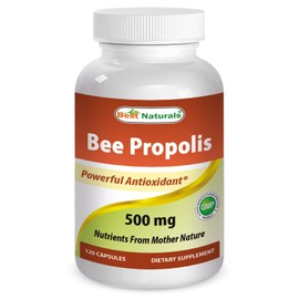 Best Naturals Bee Propolis 500 mg 120 Capsules