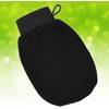 Guante exfoliante de baño negro elástico – MOBUTOFU