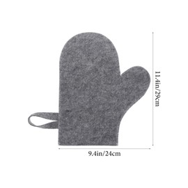 NUOBESTY 2pcs Body Scrub Gloves Exfoliating Mitts for Dead Skin Removal Material for Comfortable Bathing Bathing Supplies for Areas