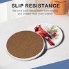 Bird Cardinal 6Pack Ceramic Drink Coasters,Quick-Absorb Stone Coasters with Anti-Slip