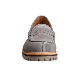 Allen Edmonds Mens Freeport Slip On Weatherproof Penny Loafer Storm Grey Suede 10 D